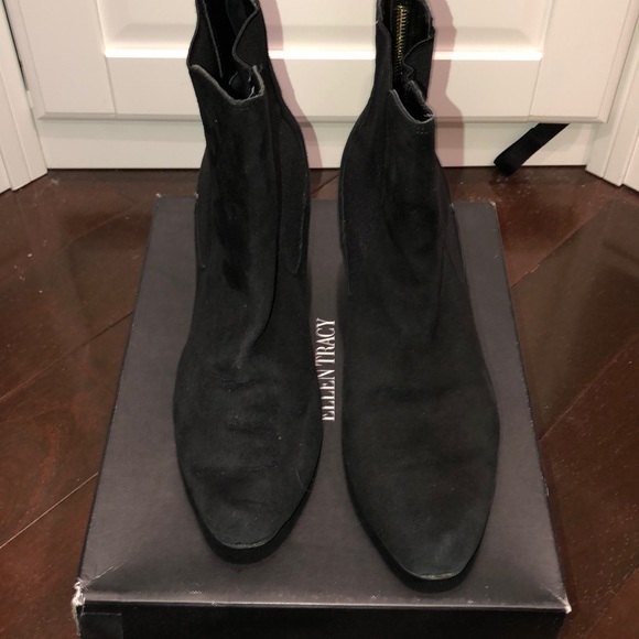 Black suede bootie - Picture 3 of 3